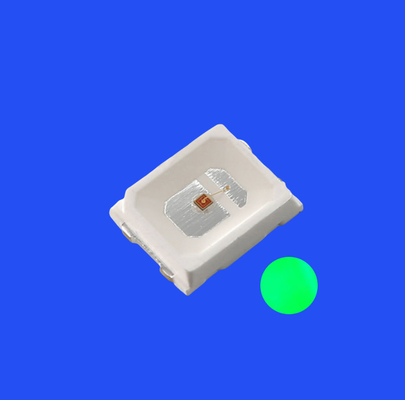 SMD2835 2.8x3.5 мм Зеленый цвет 520- 525nm 8-12LM 120° Прозрачная линза PCT Диодное светило