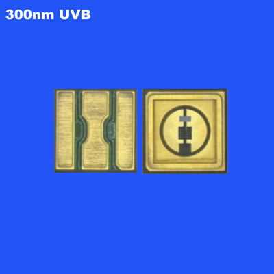 UVB 0.6W 3535 SMD LED диод 300nm Высокая лучевая мощность 120 градусов Фотосъедобные диоды для отверждения клея