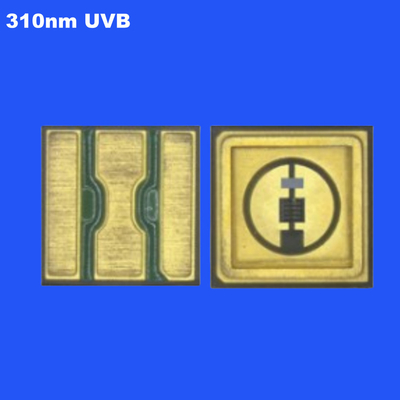 0.6W 310nm UVB 3535 SMD LED Chip Керамическая герметика Прозрачная линза 120 градусов для роста растений