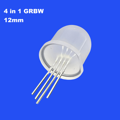 SK6812 12 мм 4in1 GRGBW полный цвет Диффузный круглый голова 60 градусов Адресованный пиксельный светодиод для экрана пикселей LED
